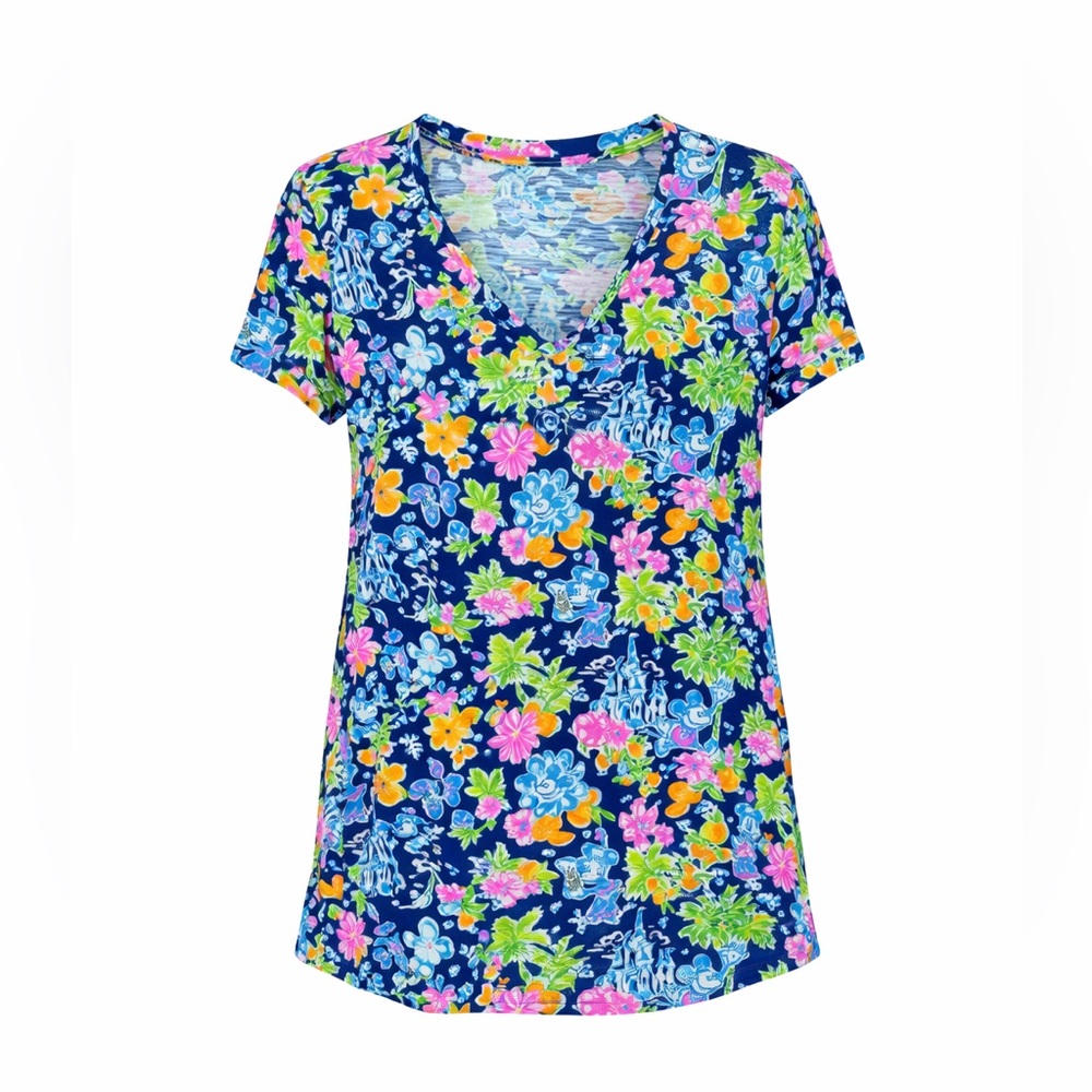 Lilly Pulitzer‎ x Disney Mickey Tee Lilly Loves Disney Print XS
